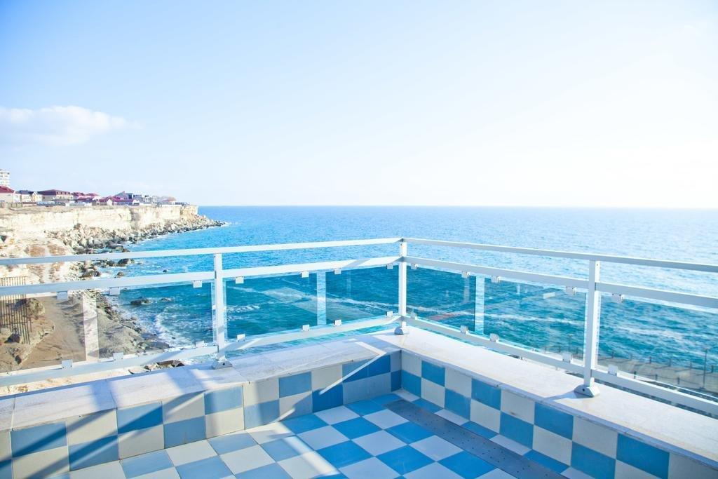 Отель Caspian Riviera Grand Palace Актау Экстерьер фото View of the sea from the lighthouse